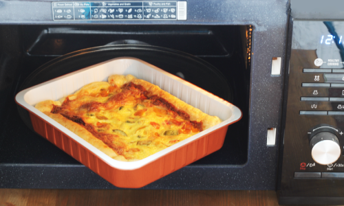 Microwave Oven – Vegetable Quiche Recipe