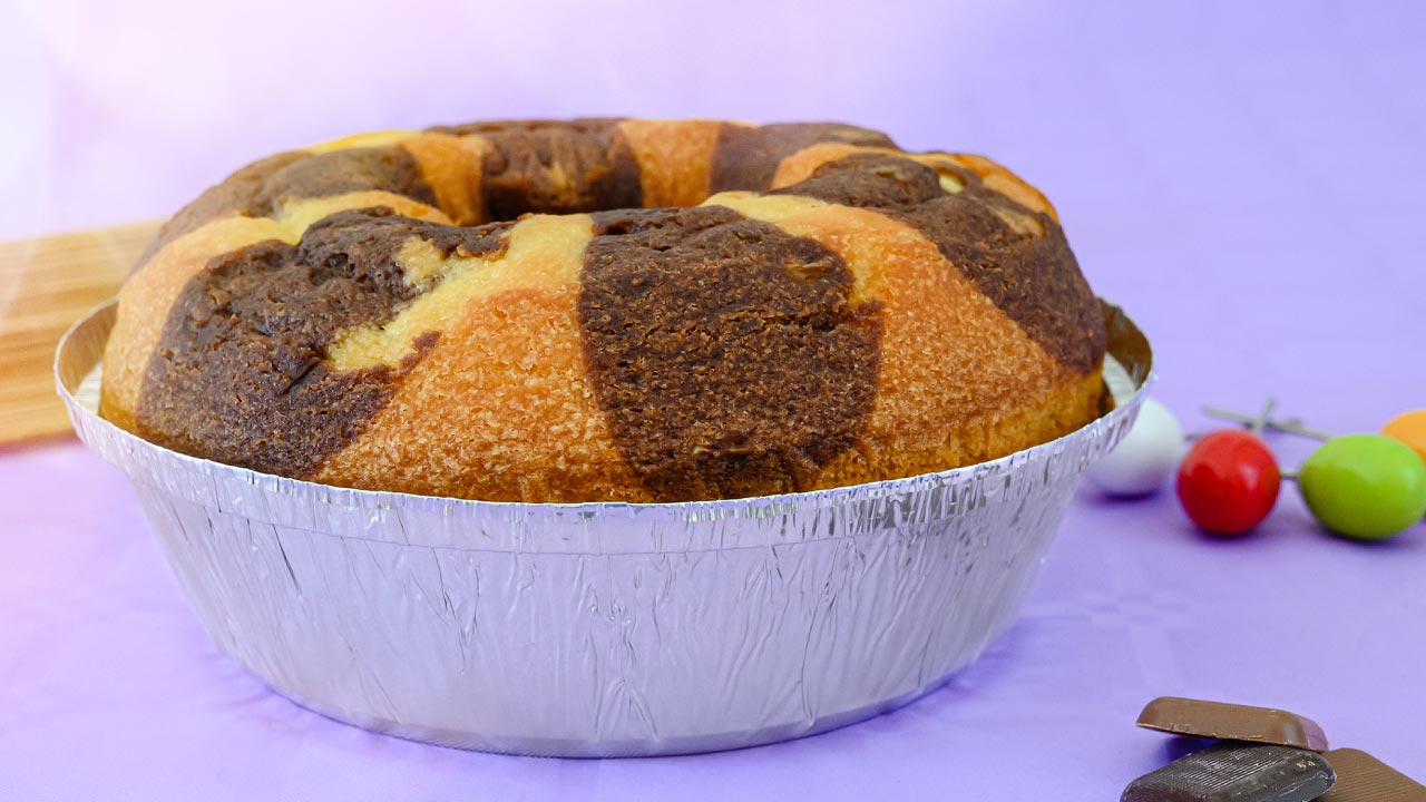 Traditional Oven – Chocolate marble cake recipe