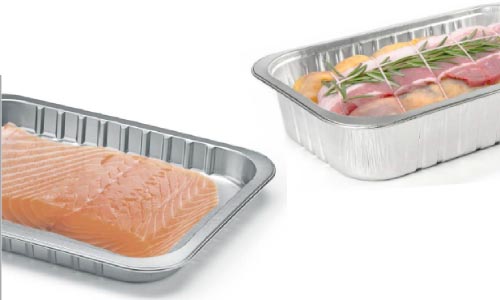 contenitori alluminio carne pesce