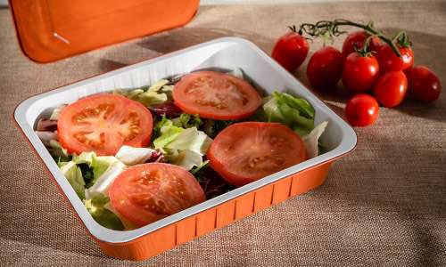 Aluminum containers for delivery
