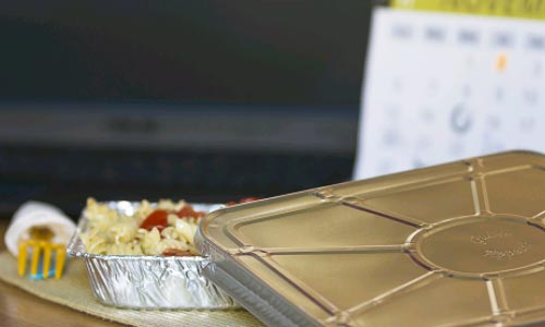 alüminyum paket servis kapları