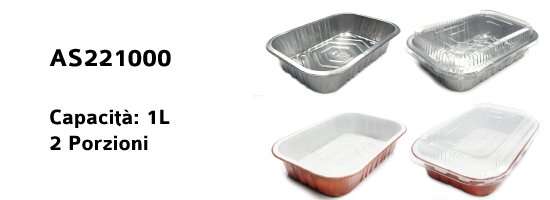 contenitori alluminio smoothwall as221000