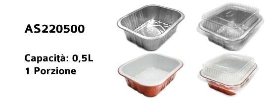 contenitori alluminio smoothwall AS220500